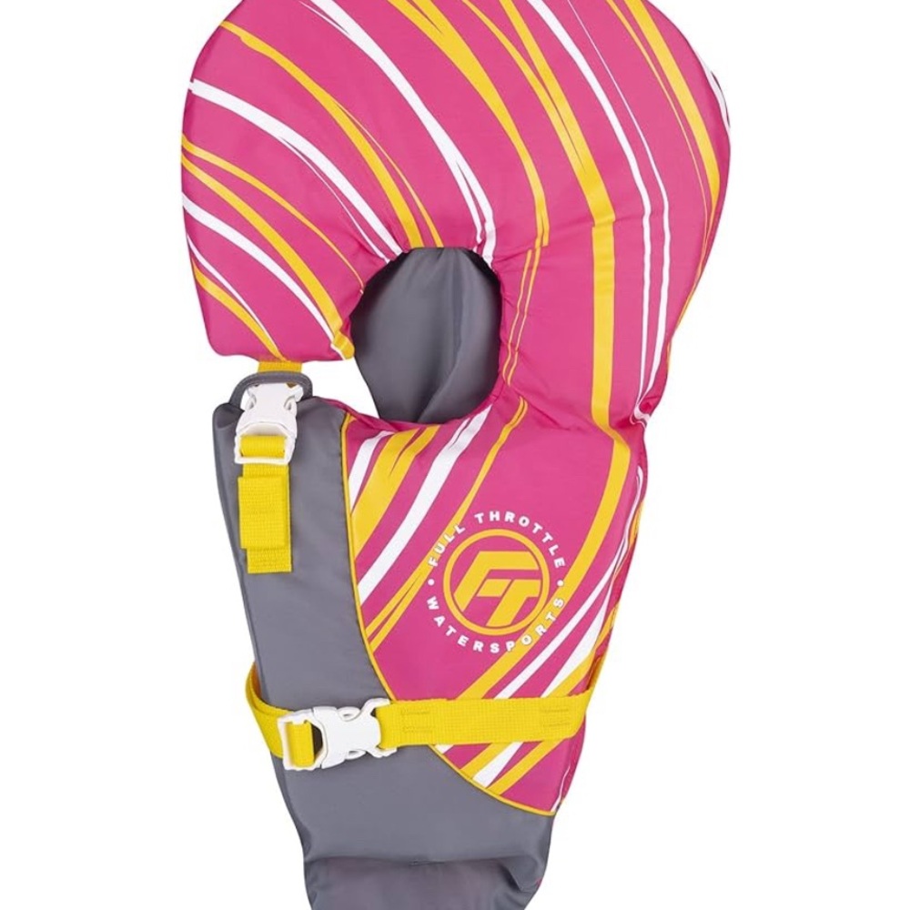 Children's Pink and Yellow Life Vest